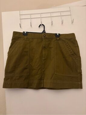 Old Navy Olive Green Mini Skirt
